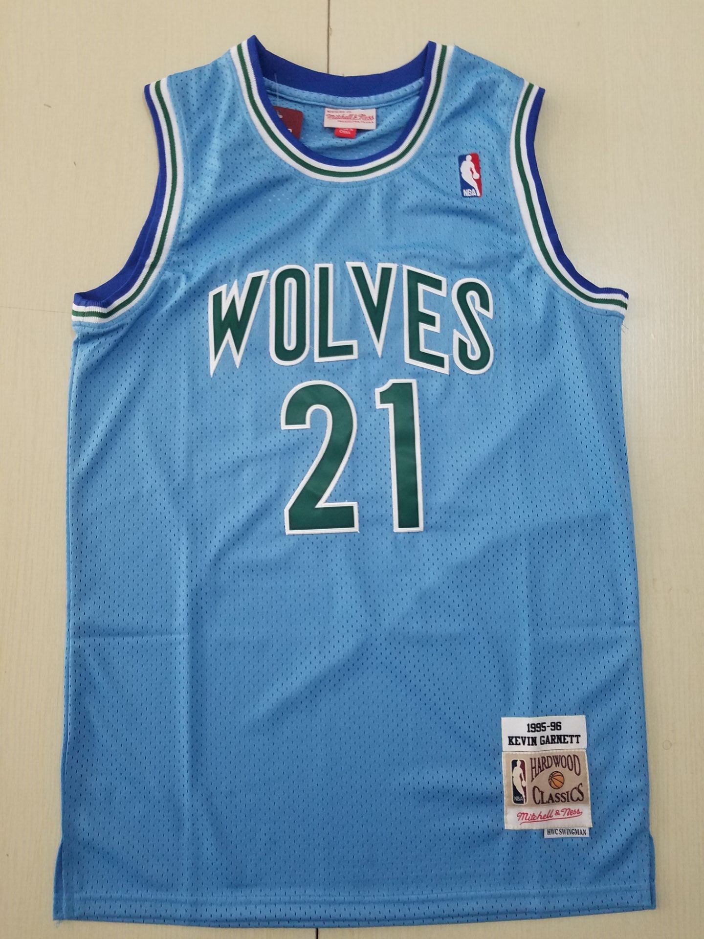 Men Minnesota Timberwolves 21 Garnett light Blue Adidas NBA Jerseys